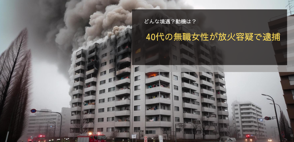 札幌のアパート火事！犯人の40代無職女性は自宅に放火か